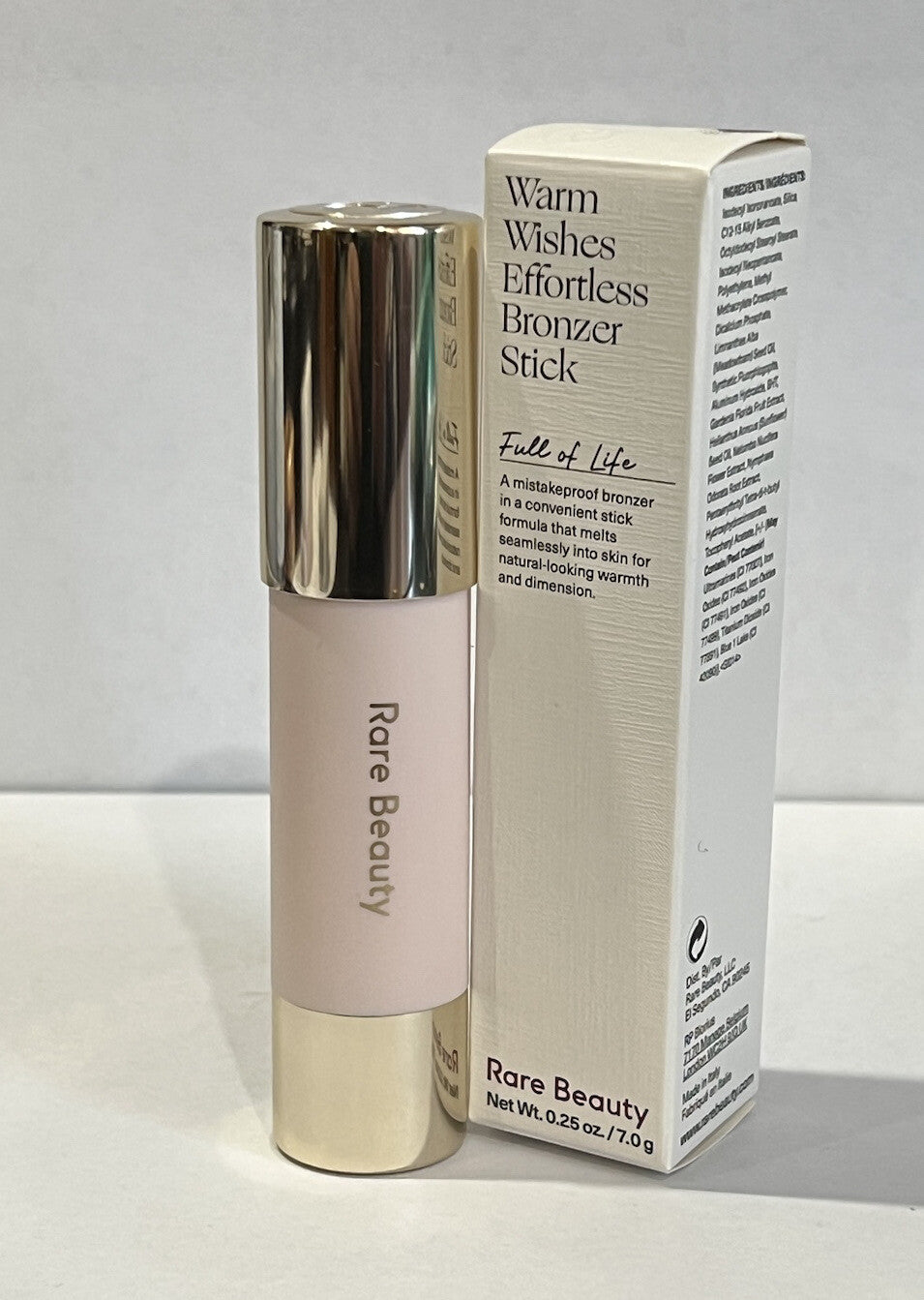 Rare Beauty Warm Wishes Effortless Bronzer Stick - Full of Life, New In Box