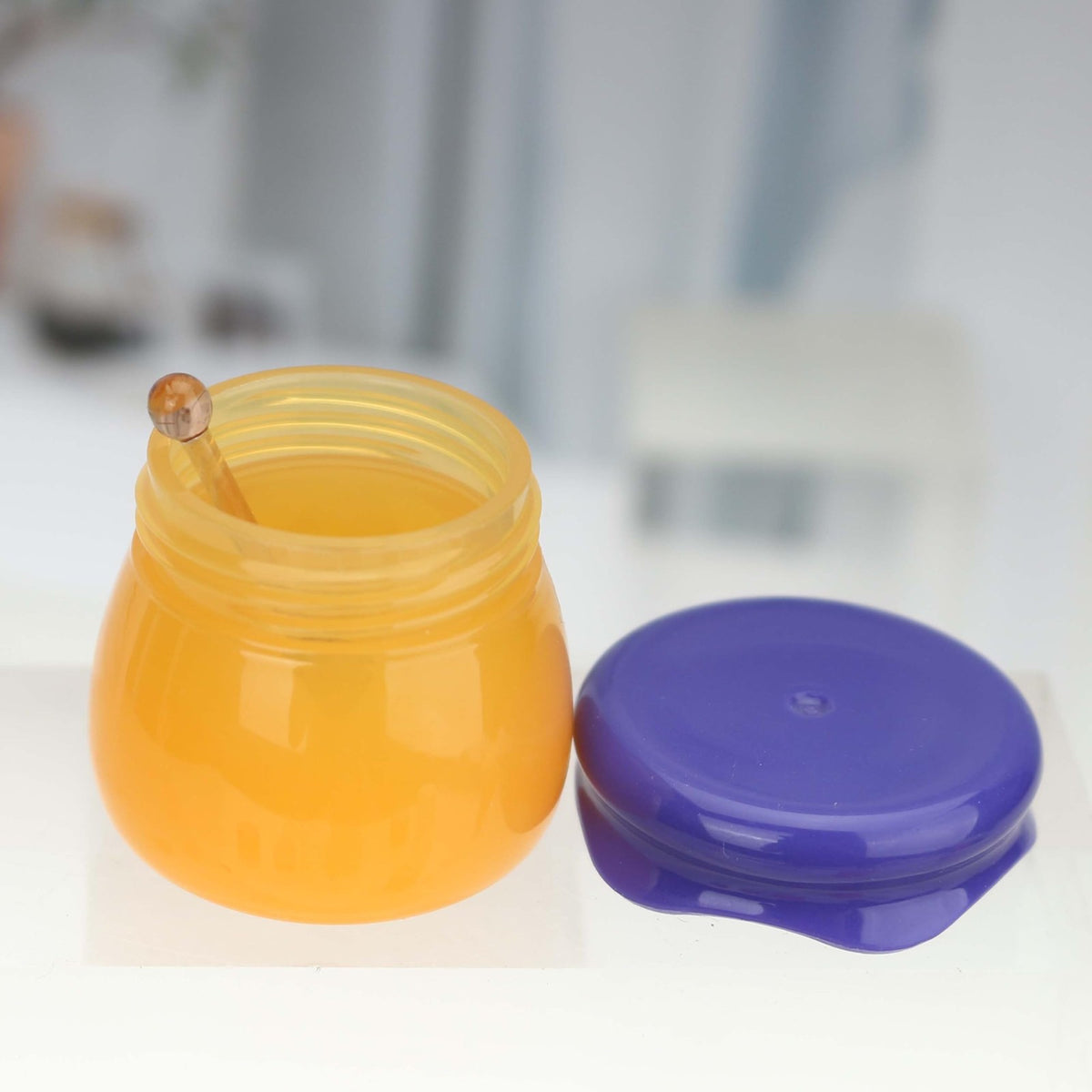20 Pack 6g Plastic Honey Pot Jars for Lip Balm and Cosmetics