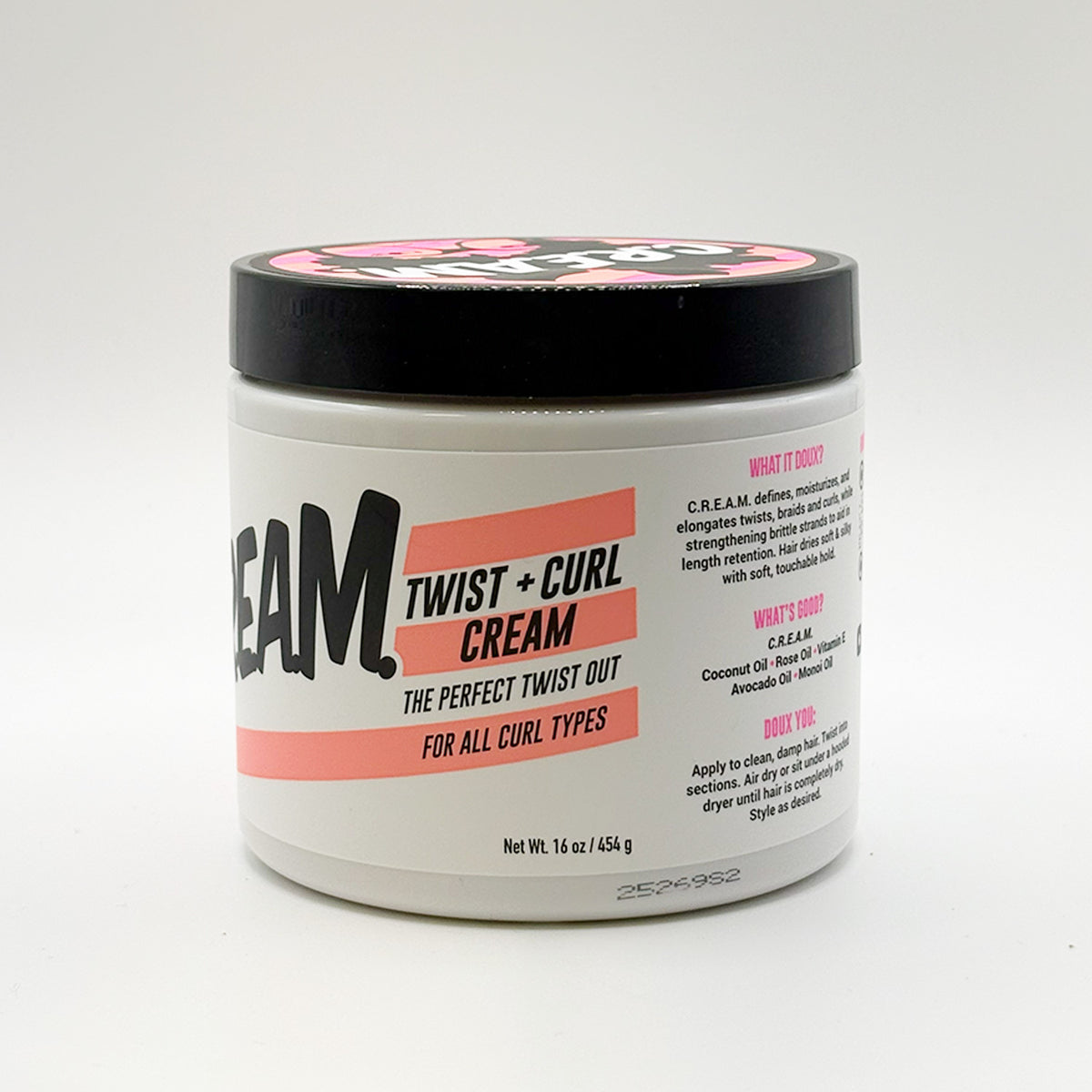 Curl Defining Cream for All Curl Types - Hydrating & Frizz Control 16oz