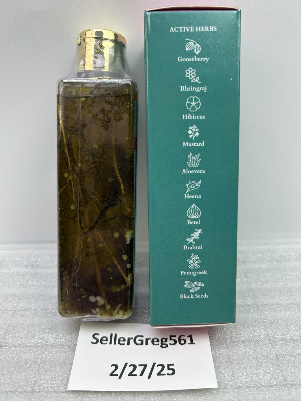 Herbal Ayurvedic Cold Pressed Hair Growth Oil - Herb Infused Hair Treatment