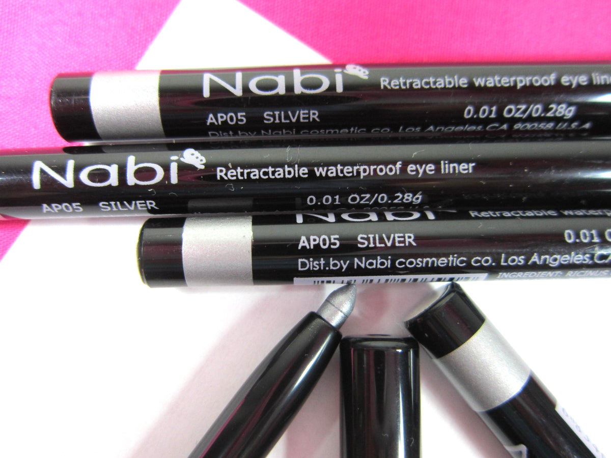 Retractable Waterproof Eyeliner Set - All Colors, 12pcs Lot, Safe & Smudge-Proof