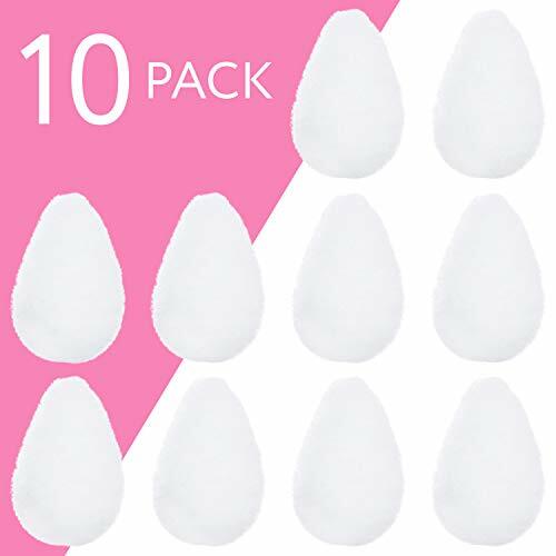 10 Pack Facial Sponges for Deep Cleansing & Exfoliation - Buff Puff Style
