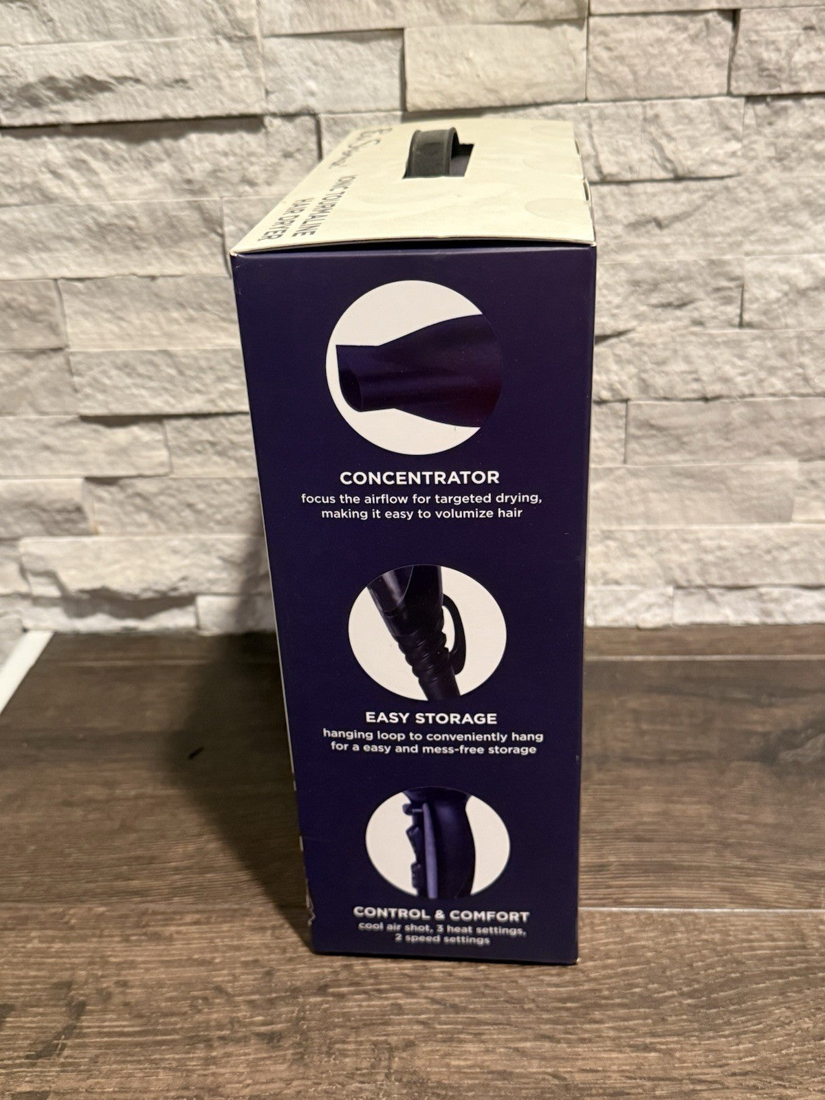 Ben Sherman Ionic Tourmaline Hair Dryer for Men 1875W Frizz Control Lightweight