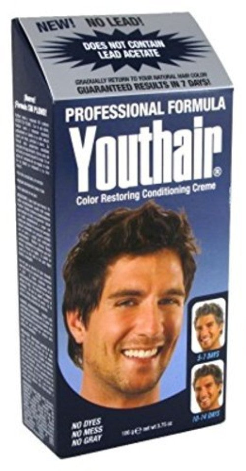Natural Hair Color Restoration Creme 2 Pack - Lead-Free, No Stains, 3.75 oz