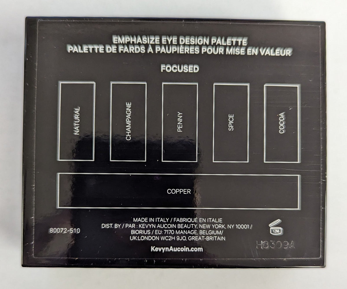 Kevyn Aucoin Eyeshadow Palette - 5 Shades Focused Eye Makeup