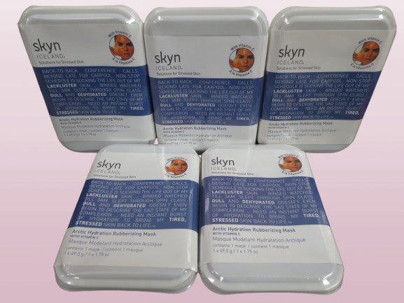 Arctic Hydration Rubberizing Mask – 1.75 oz, Set of 5