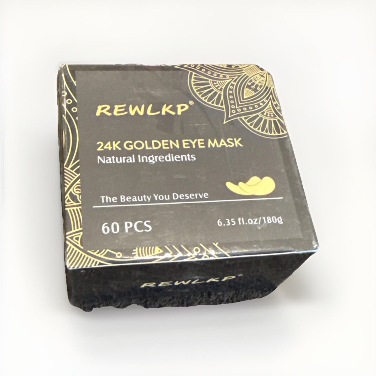 24K Gold Eye Mask Set - Hydrating Puffy Eyes Treatment with Hyaluronic Acid
