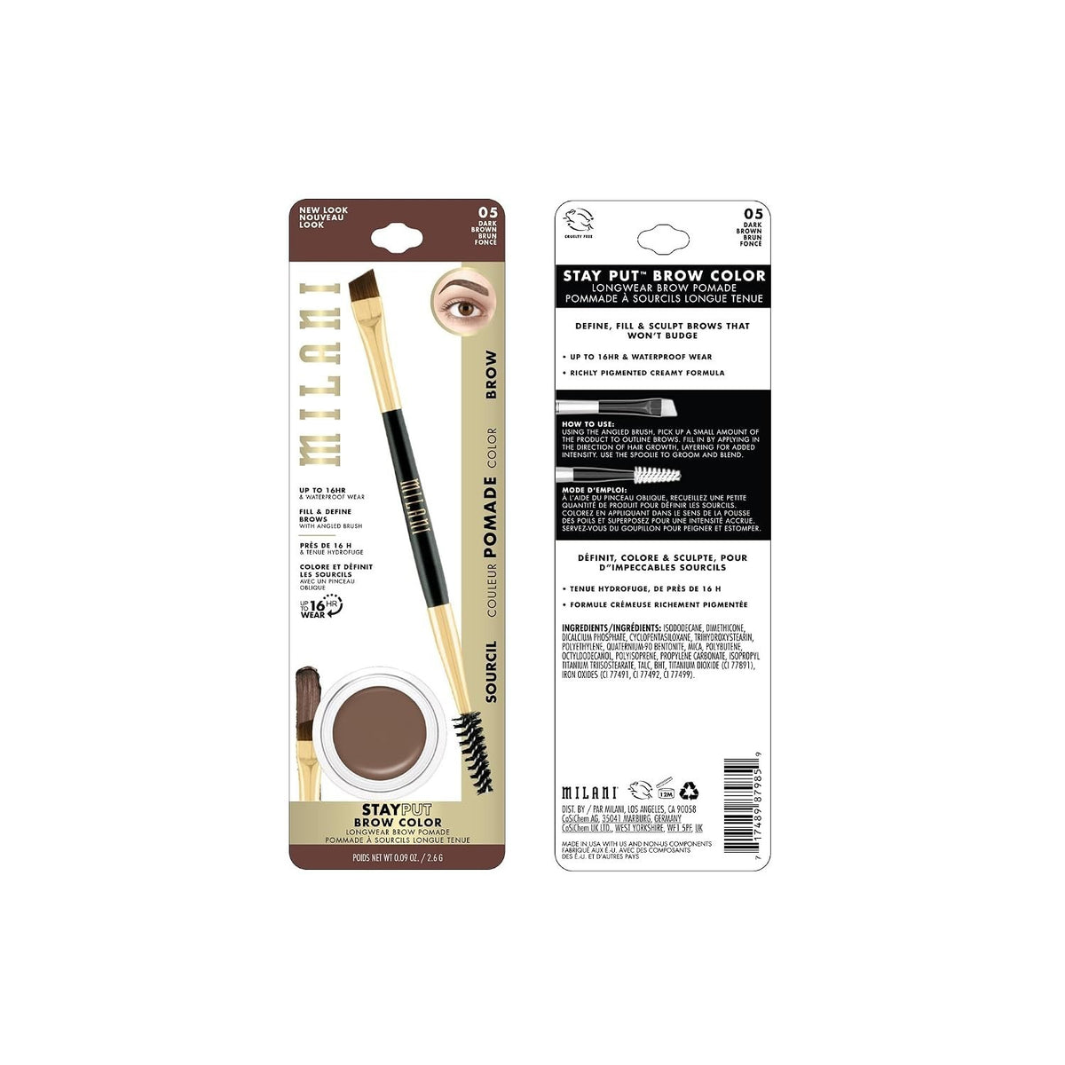 Long Lasting Eyebrow Cream Gel Waterproof Brow Gel 16HR