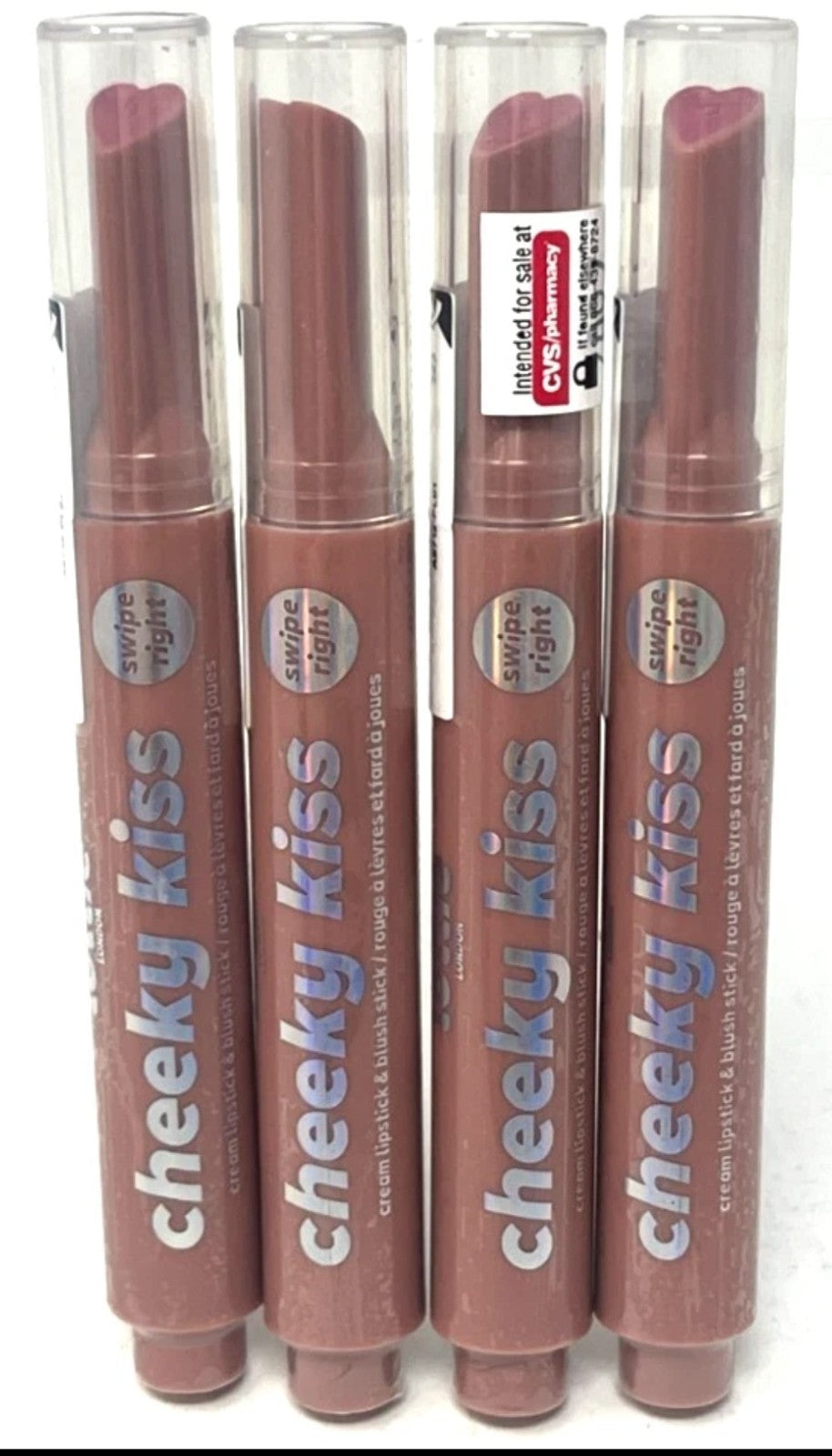Lottie Cheeky Kiss Cream Lipstick & Blush Stick Set - 0.05 oz Sealed