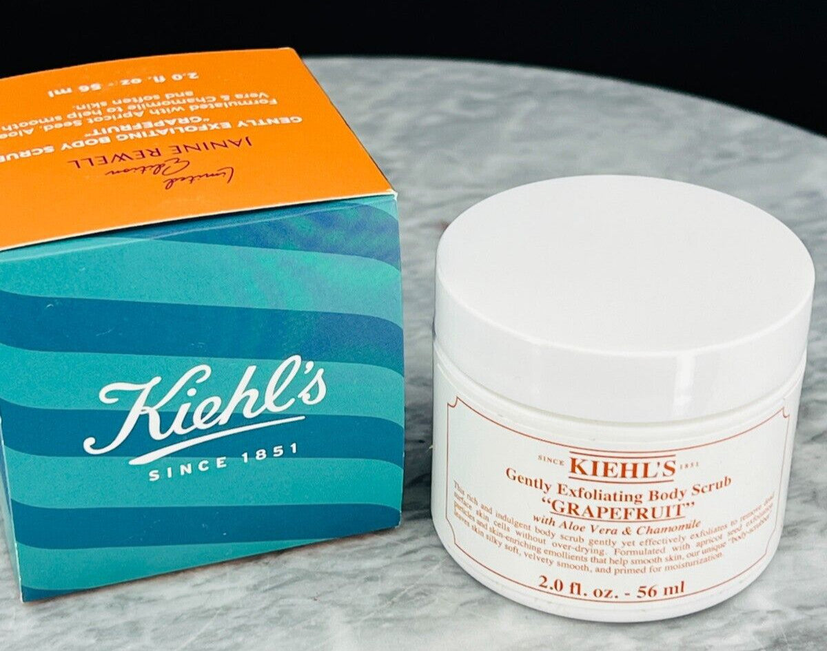 KIEHL'S Janine Rewell Gently Exfoliating Body Scrub GRAPEFRUIT 2oz 56