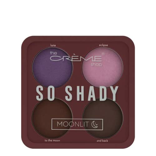 Moonlit Eyeshadow Palette - 4 Shades, Shady Makeup Collection, 2 Pack