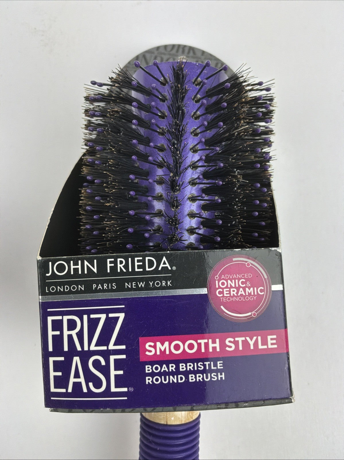 John Frieda Frizz Ease Hair Styling Round Brush - Boar Bristle & Thermal