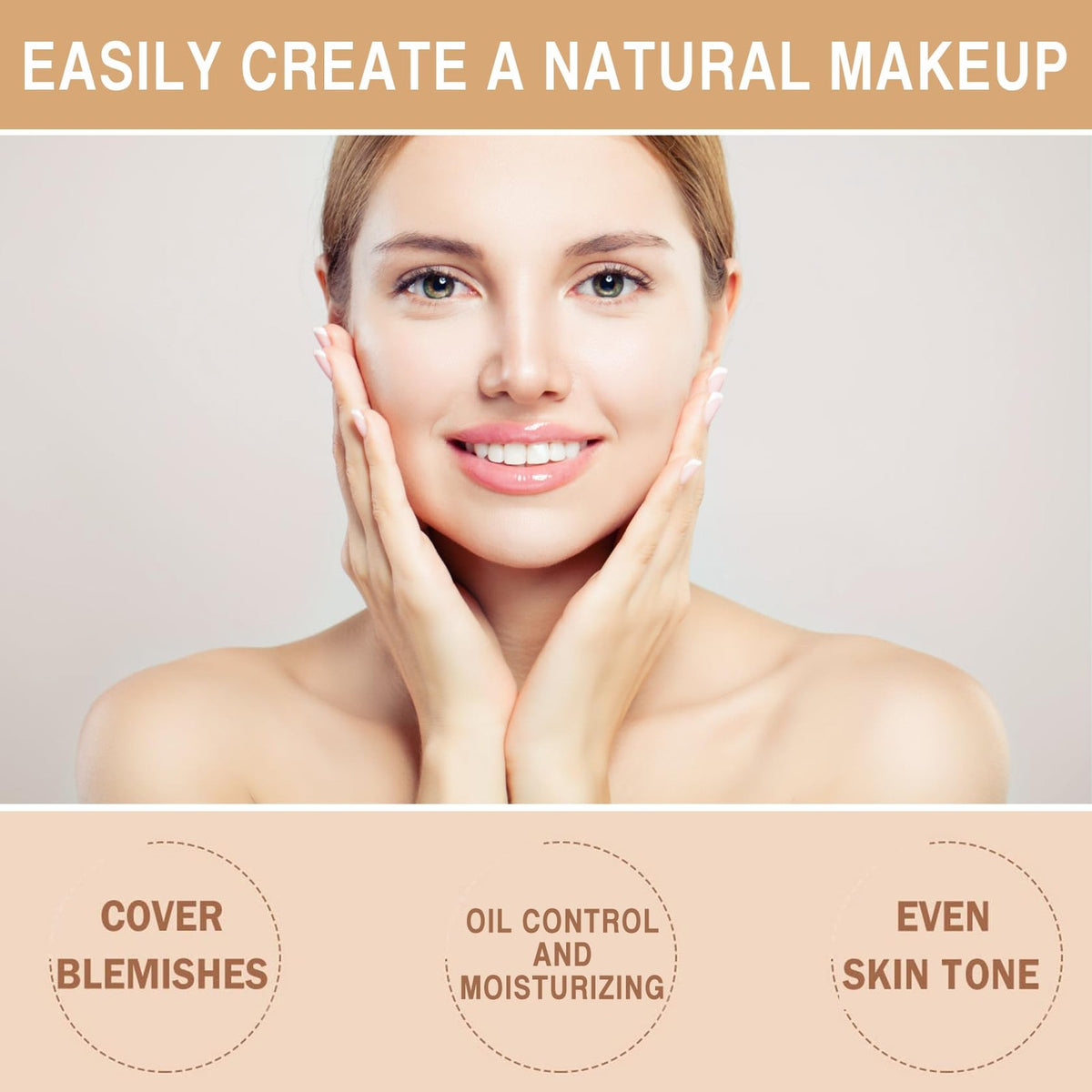 Skin Tone Adjusting CC Cream SPF 50 2-Pack for Mature Skin Natural Finish