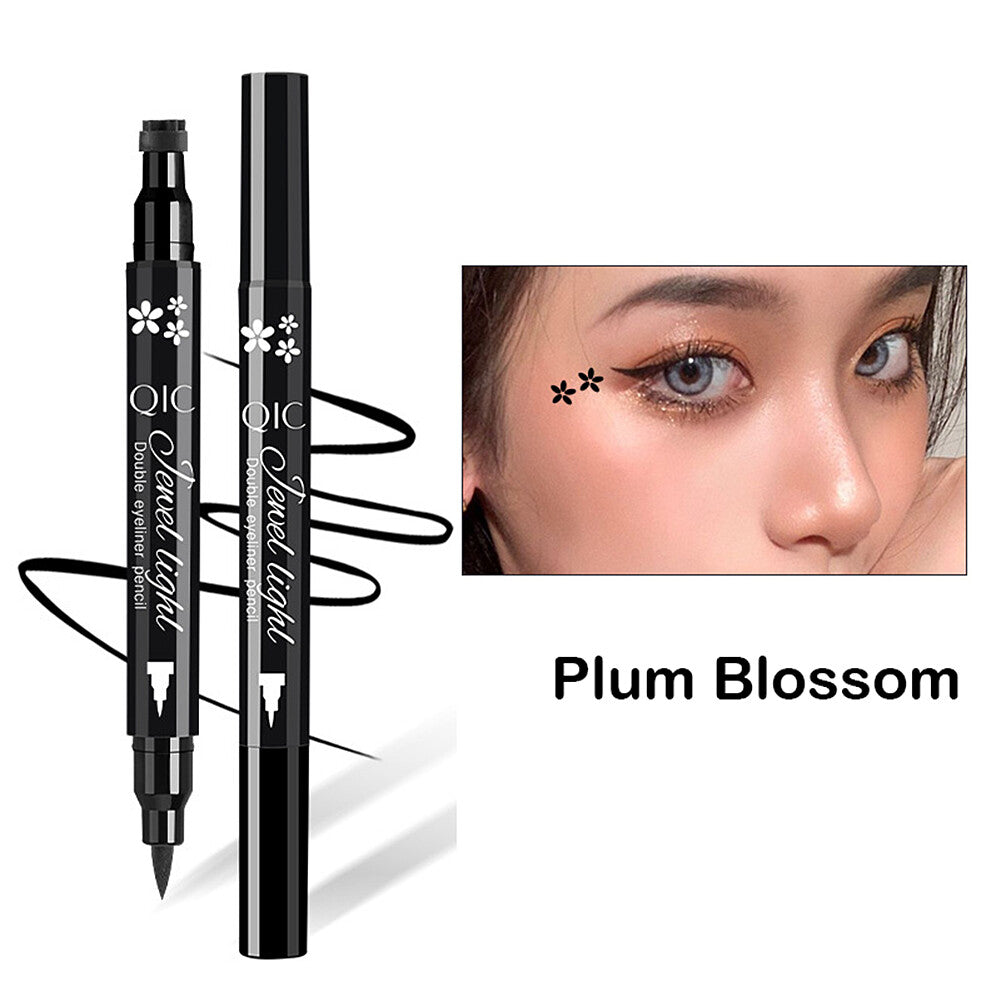 Waterproof Winged Eyeliner Stamp & Liquid Pen Makeup Kit - Long Lasting & Smudgeproof