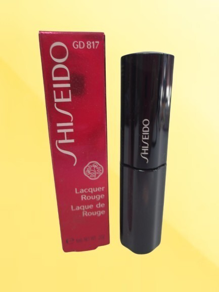 Shiseido Lacquer Rouge Lipstick GD817 0.2 oz Set of 2 - Red Lip Color