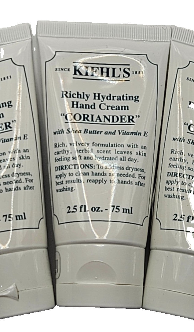 Kiehl's Coriander Richly Hydrating Hand Cream - 2.5 fl oz