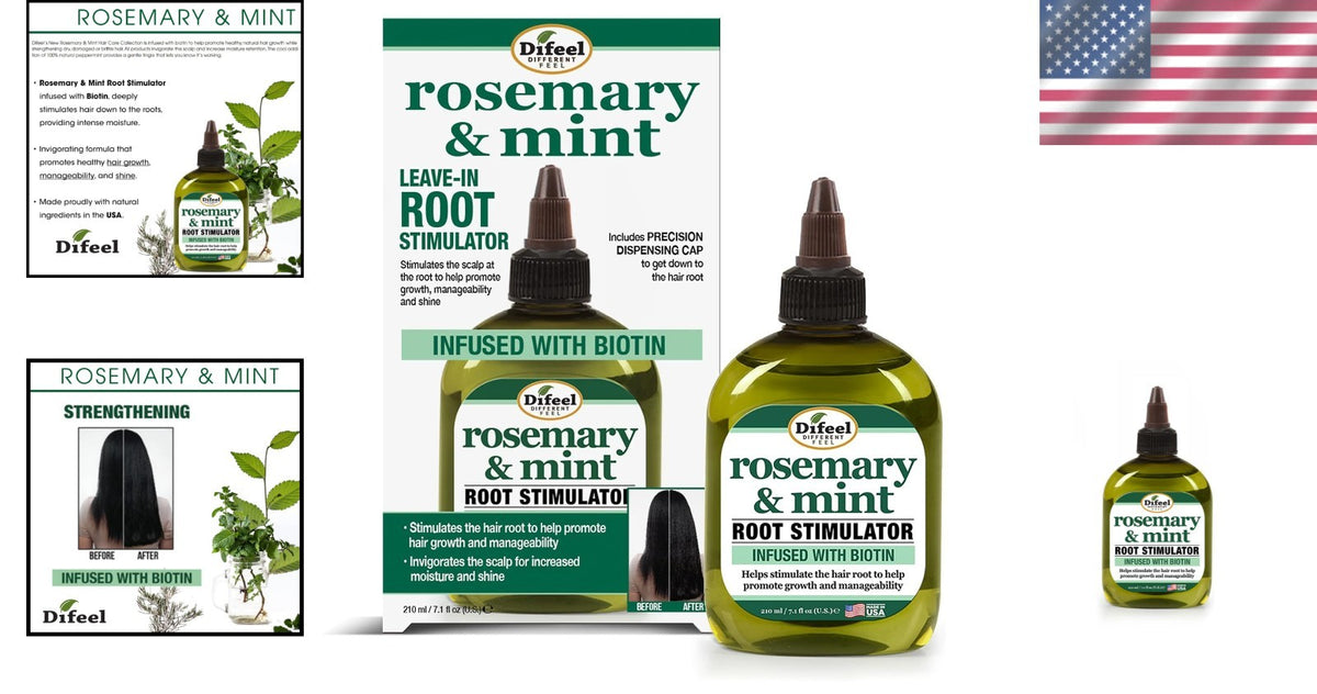 Rosemary & Mint Scalp Treatment Oil with Biotin - 7.1 oz All Hair