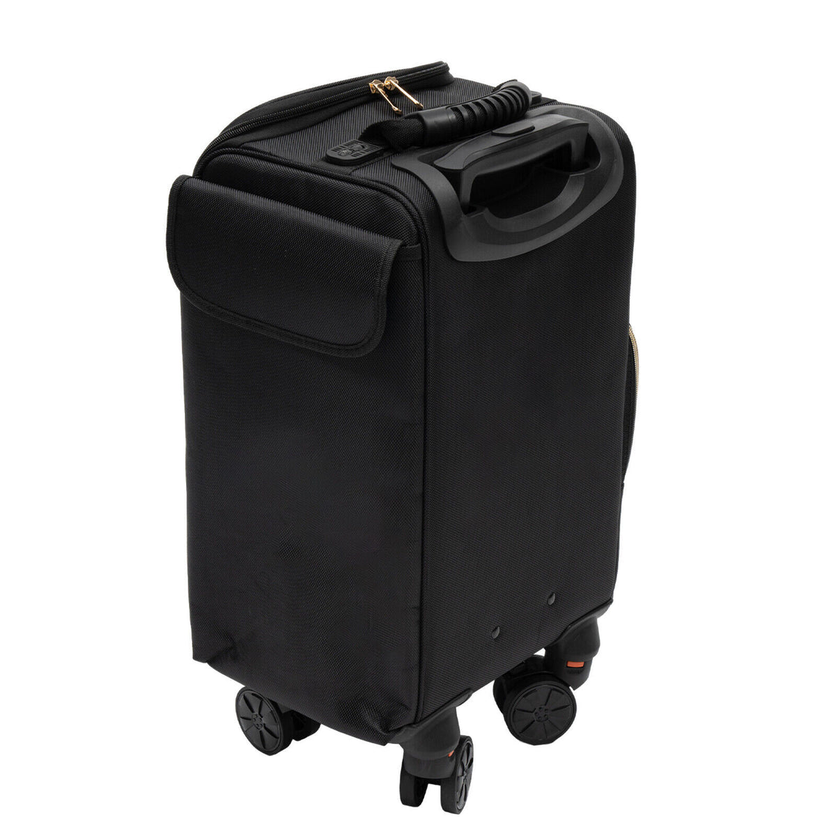 Rolling Makeup Case with Multiple Storage Compartments for Professionals