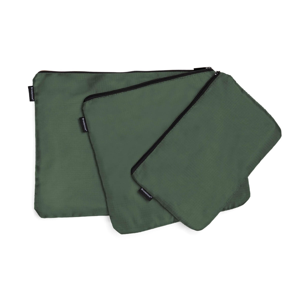 Travel Packing Cubes Set - 6 Compression Organizers for Luggage, Olive