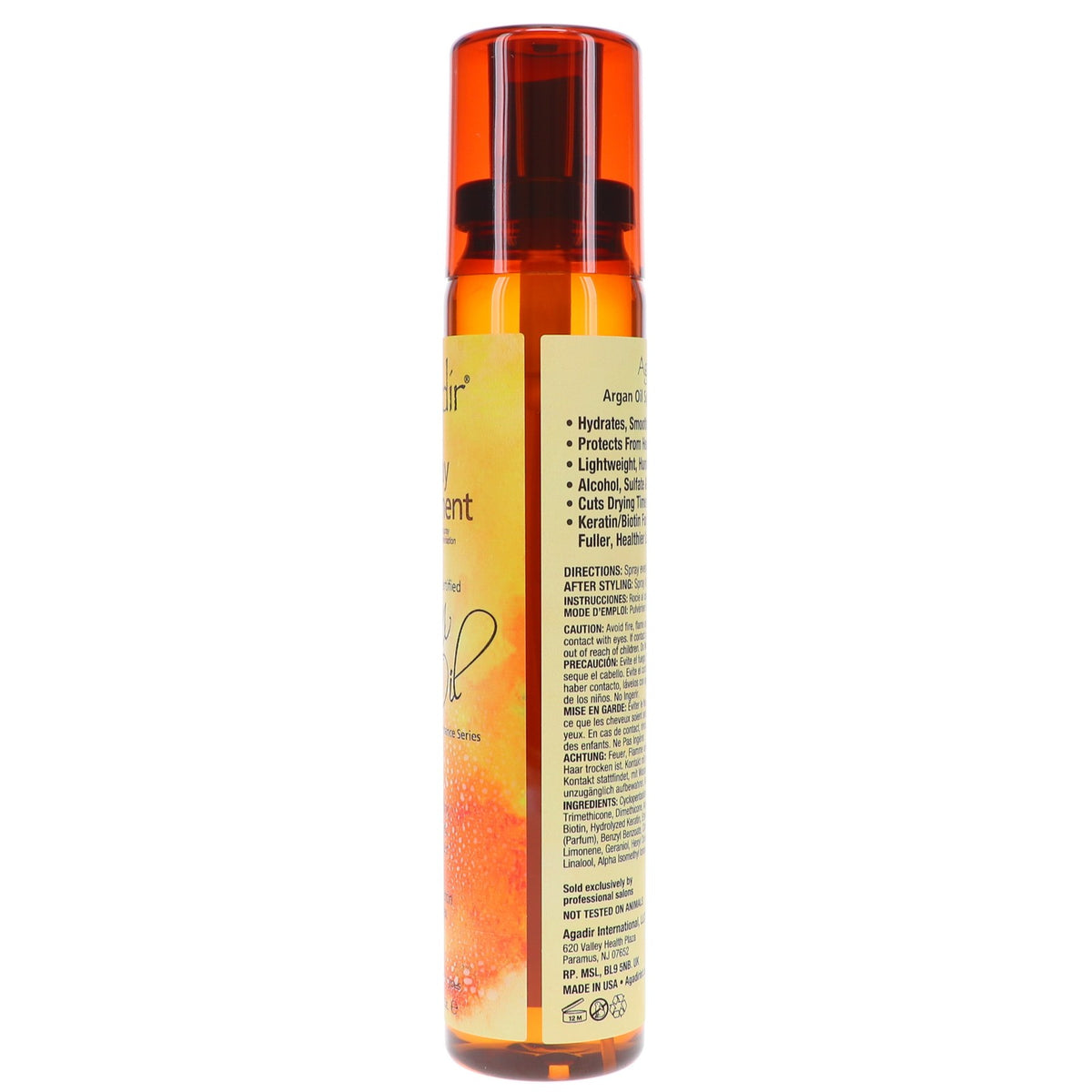 Argan Oil Hair Treatment Spray - Hydrating Shine & Frizz Control 5.1 oz