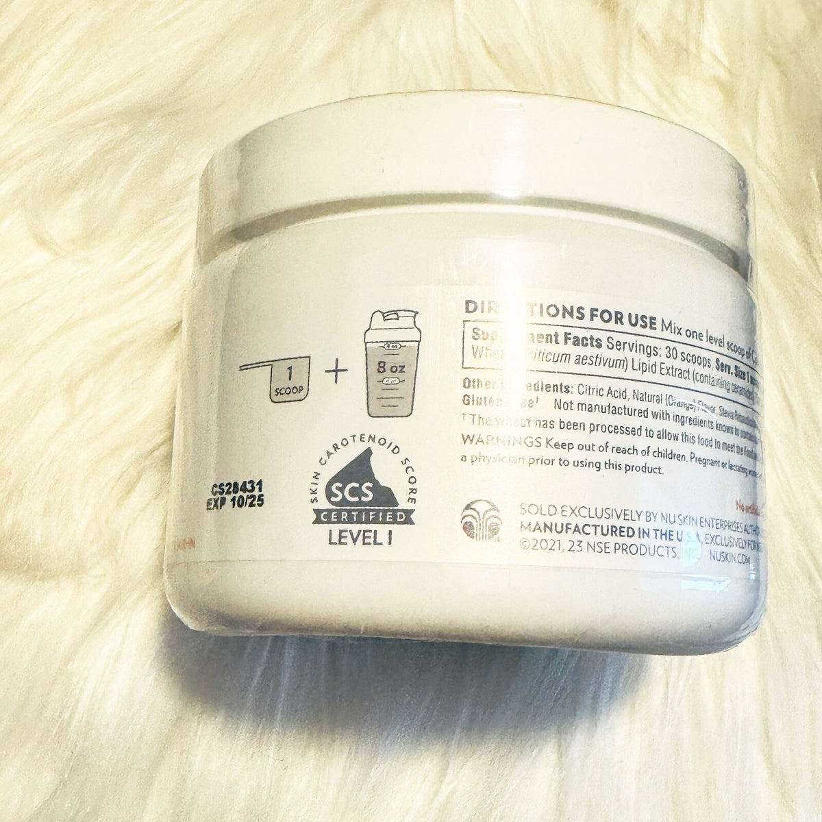 Collagen Powder with Citrus Flavor - Skin & Beauty Supplement, 02/2028