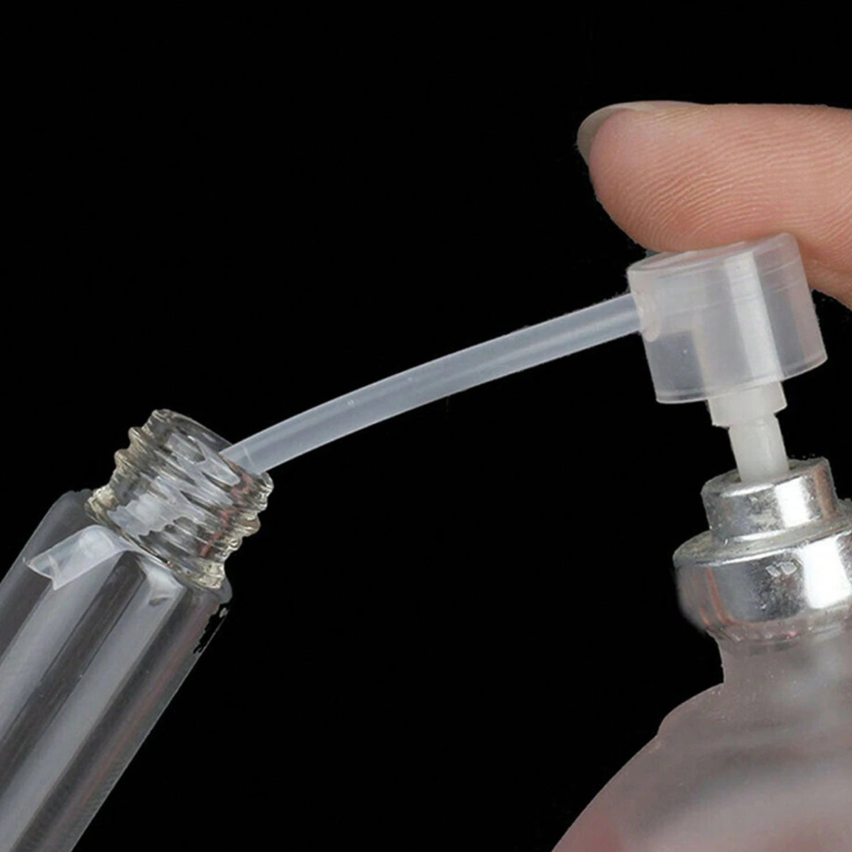 Travel Perfume Dispenser Pump Transfer Tool Set - Spill-Free Cosmetic Refill