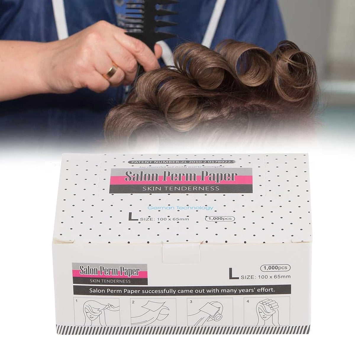 Disposable Perm Papers Heat Protect for DIY Hair Styling 1000 Sheets