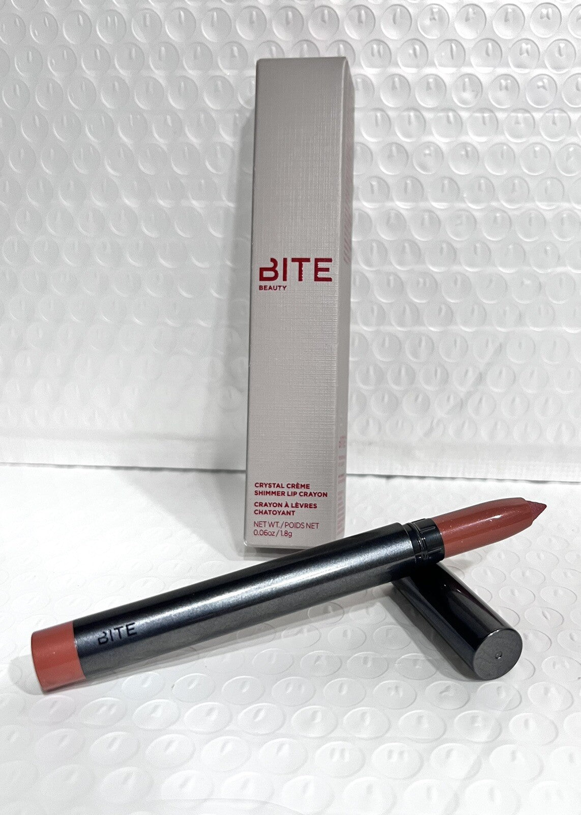 Discontinued Rose Glace Shimmer Lip Crayon - Hydrating Lipstick Stick