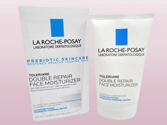 LA ROCHE POSAY TOLERIANE DOUBLE REPAIR FACE MOISTURIZER 3.38 OZ EXP: