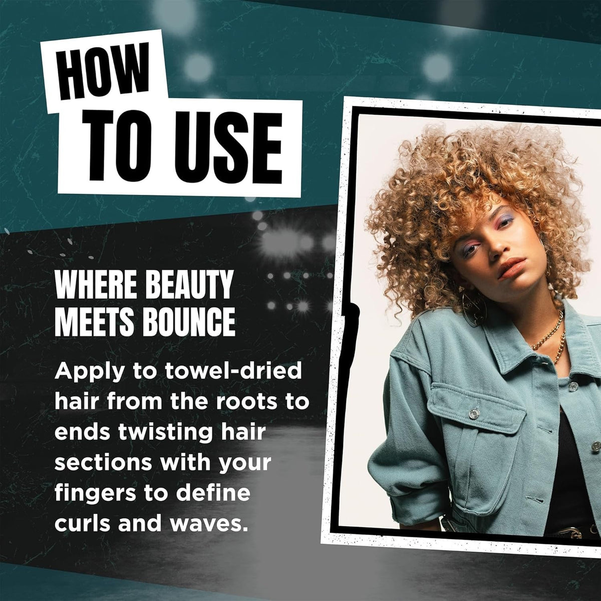 Curl Defining Styling Cream for Curly Hair - Frizz Control & Shine