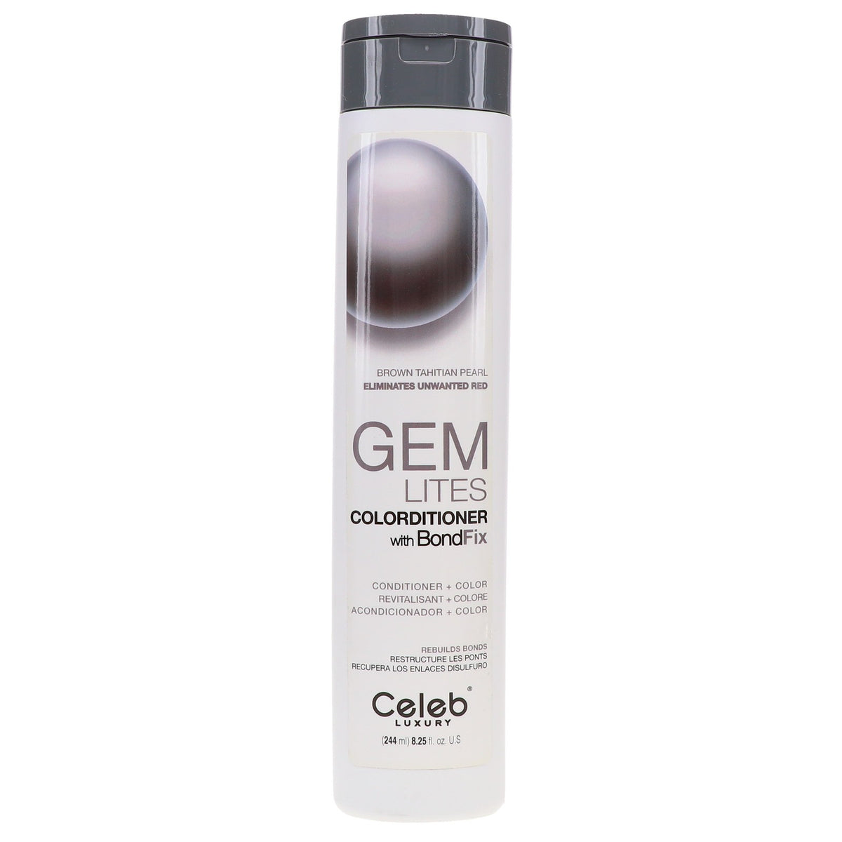 Gem Lites Colorditioner with BondFix Brown Tahitian Pearl 8.25 oz