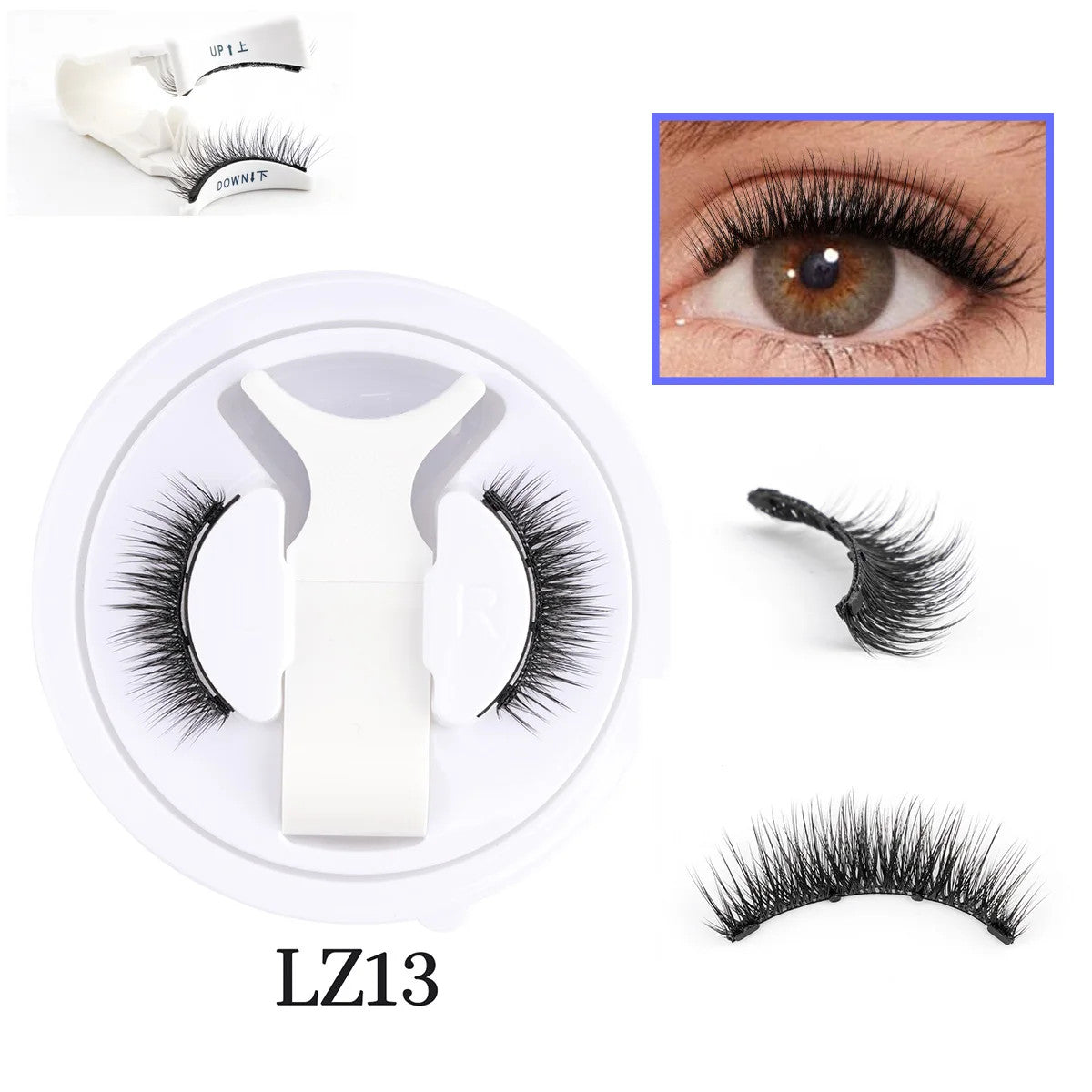 Magnetic 3D Mink Eyelash Kit - Reusable False Lash Set for Natural Look