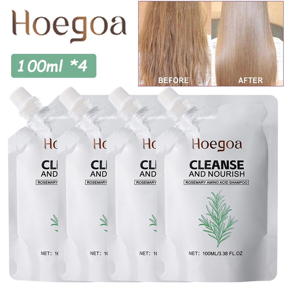 Amino Acid Shampoo with Rosemary for Hair Loss & Scalp Care - 4 Pack