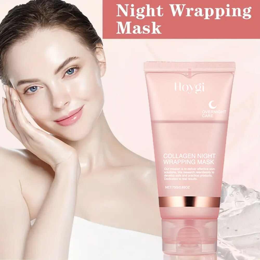 Collagen Night Wrapping Mask - Peel Off Facial Mask, 2 Pack