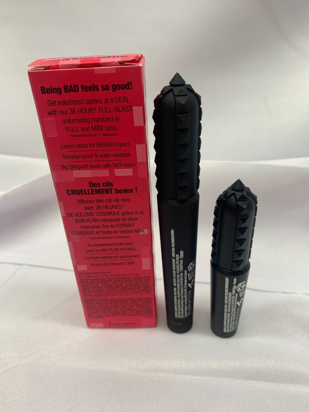 Benefit Bad Gal Bang Volumizing Mascara - Regular & Mini Size Black