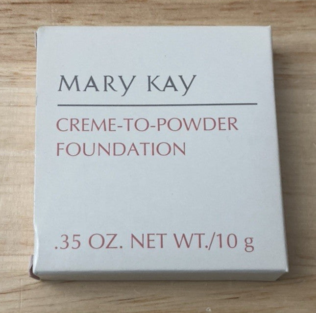Mary Kay Beige 4 Creme to Powder Foundation D-Shape .35oz - New in Box