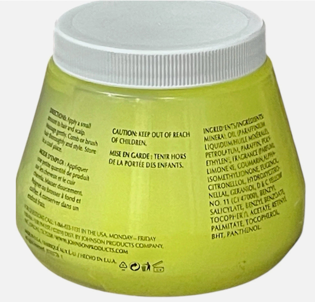 Ultra Sheen Creme Hair Food 8oz - Nourishing Hair Care Product Made in USA