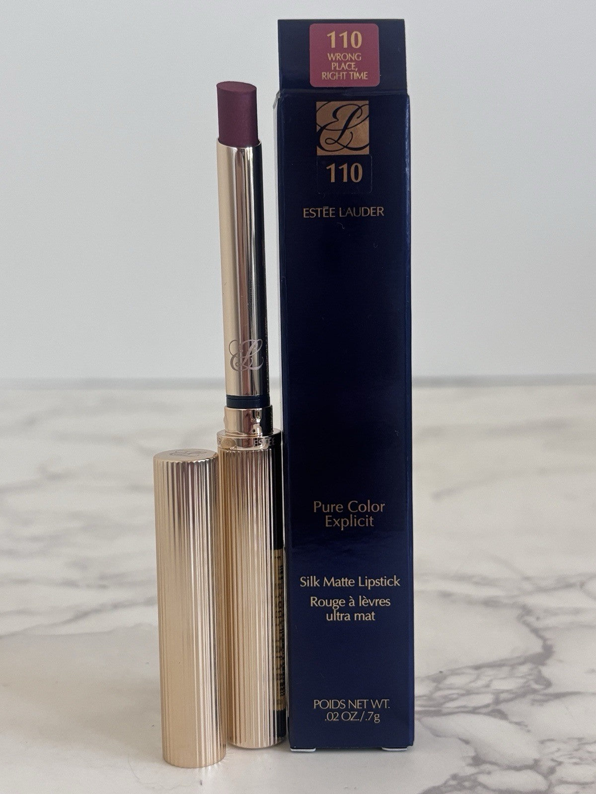 Matte Lipstick 110 Wrong Place Right Time 1.8g - Long-Lasting Lip Color