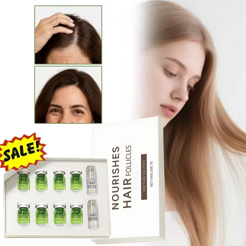 Hair Growth Serum with Microneedle Roller - 8 x 5ml