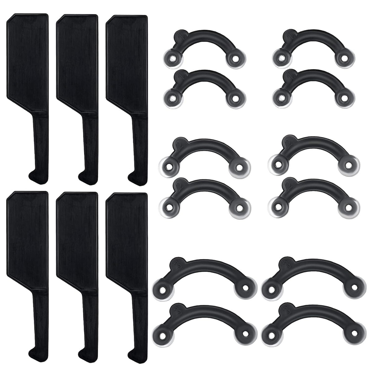 6 Pairs Nose Lifting Clips - Silicone Nose Shaper Inserts for Easy, Pain-Free Nose Straightening