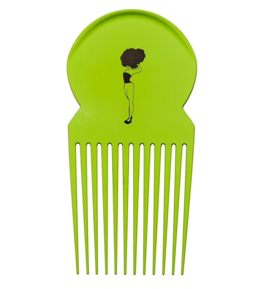 2 Pack Afro Hair Pick Detangler for Thick Textured Hair - 9.25 Inch