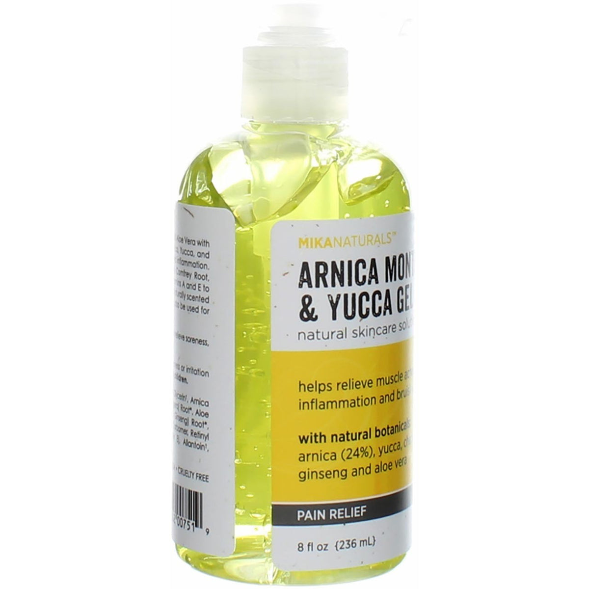 Anti-Aging Muscle Relief Gel with Arnica & Yucca - 8 Fl Oz, Pack of 2