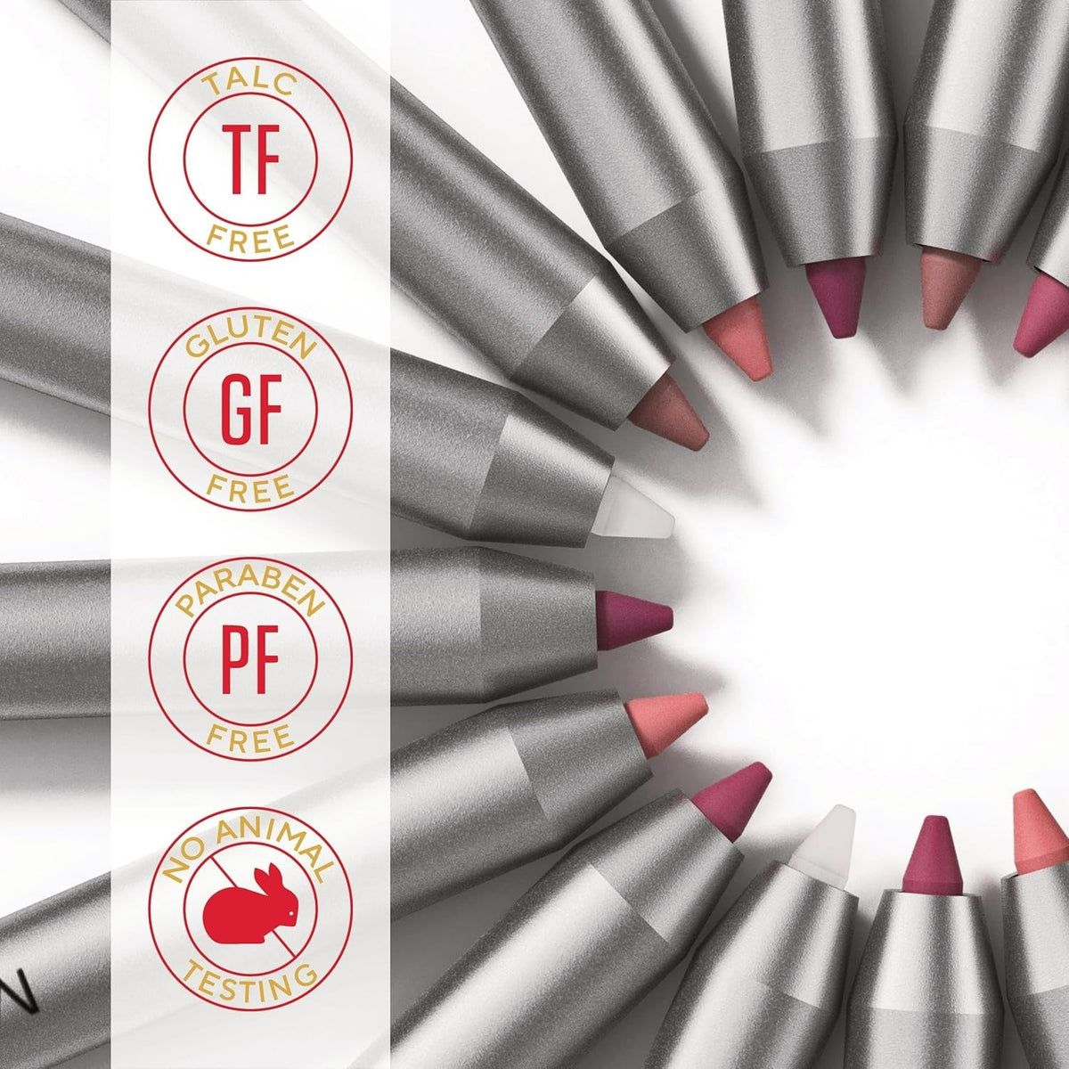 Mirabella Lip Liner Definer - Full Size, Creamy, Long-Lasting & Waterproof