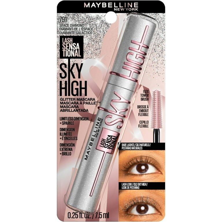 Maybelline Lash Sensational Sky High Glitter Mascara 791 Space Diamond .25 Fl Oz
