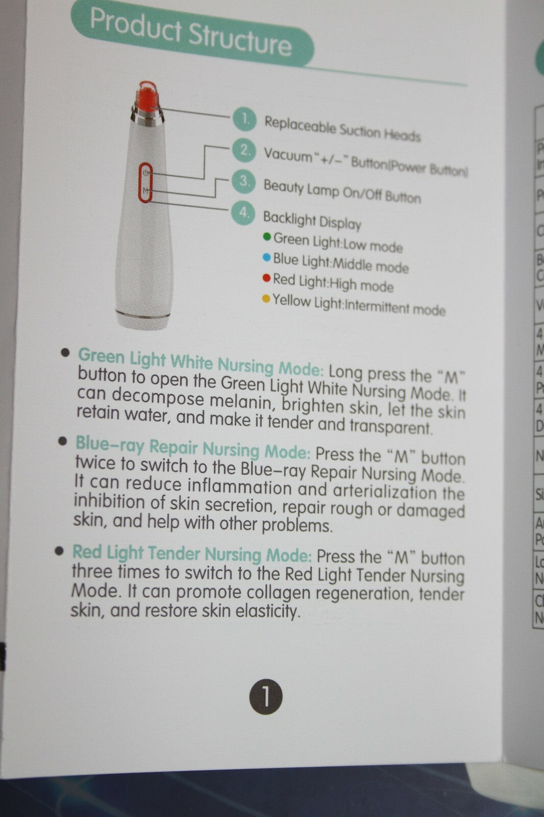 Blackhead Remover Comedo Suction Device with USB Charging