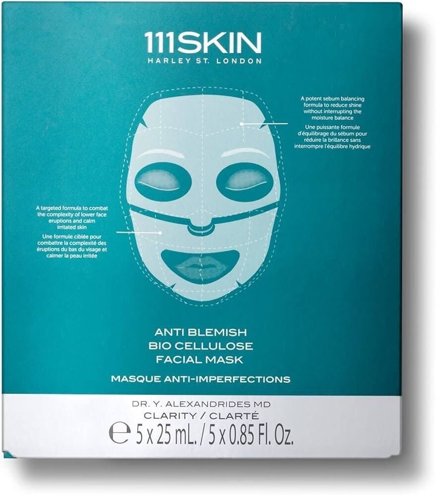Anti-Blemish Bio Cellulose Facial Mask 5-Pack