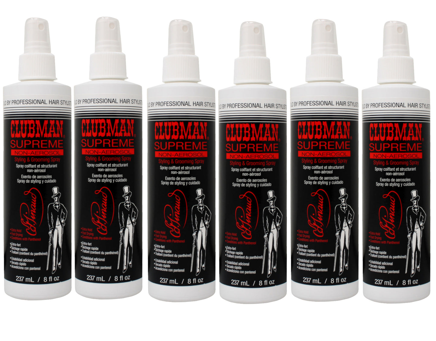 6 Pack Hair Spray 8oz Medium to Firm Hold Non-Aerosol Styling Spray