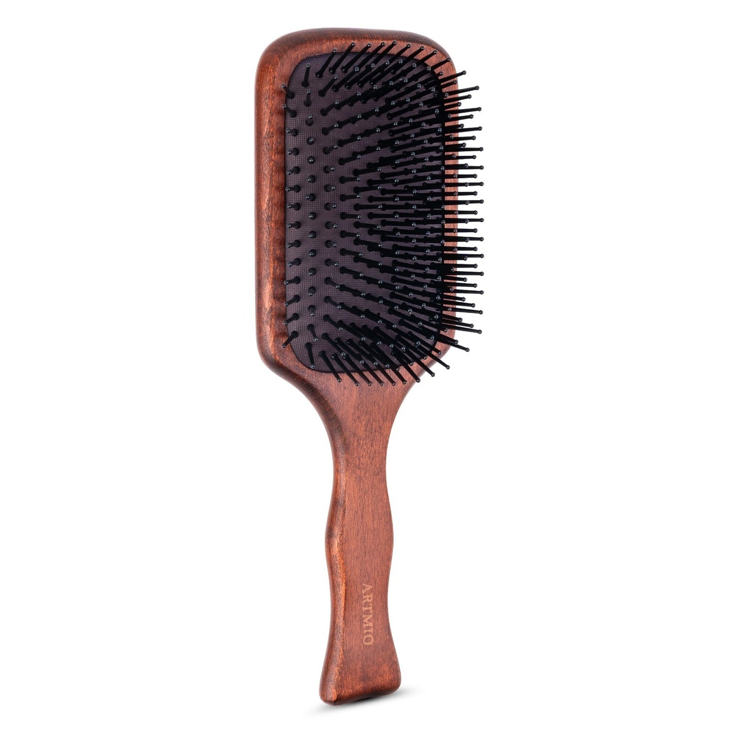 Wooden Paddle Hair Brush for Detangling & Shine - Eco-Friendly