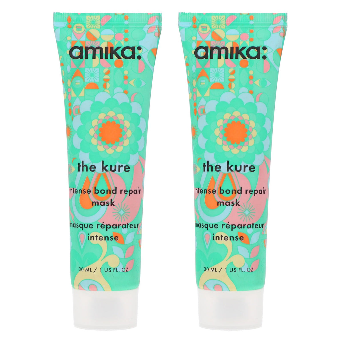 Amika The Kure Intense Repair Hair Mask 1 oz Pack for Damaged Hair
