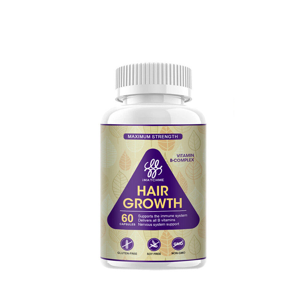 Natural Hair Growth Supplement Capsules